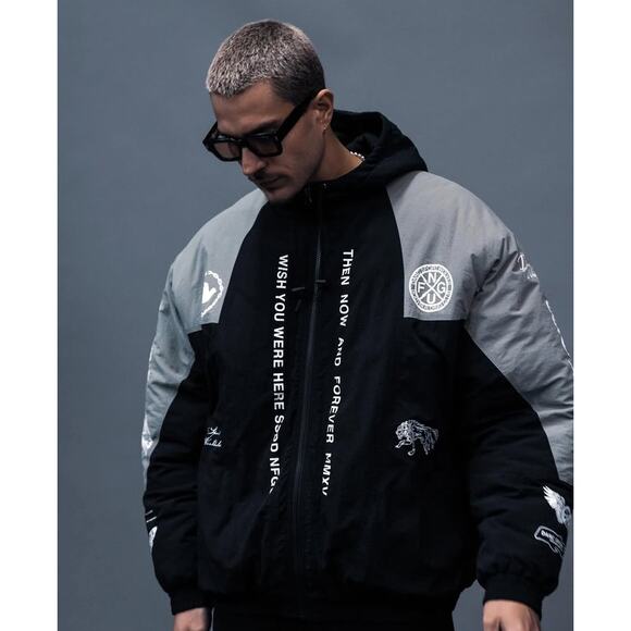 Darc Sport Tommy G Black Pierce Oversized Puffer Jacket - M - Picture 1 of 6